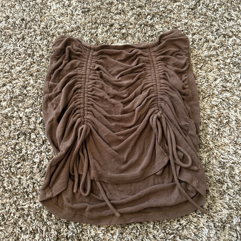 mini brown skirt 🧸